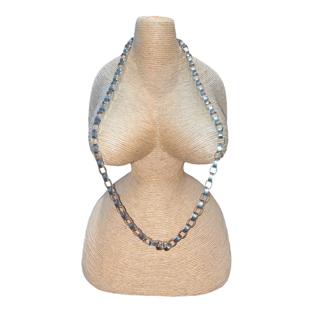 Rounded Chain Link Unisex Necklace EE